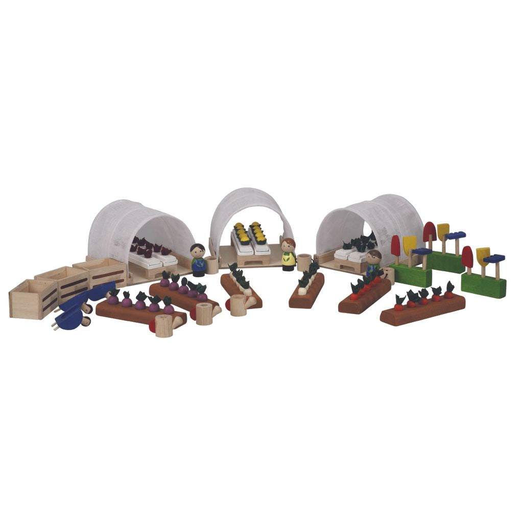 PlanToys PlanEducation Vegetable Farm Set wooden toy