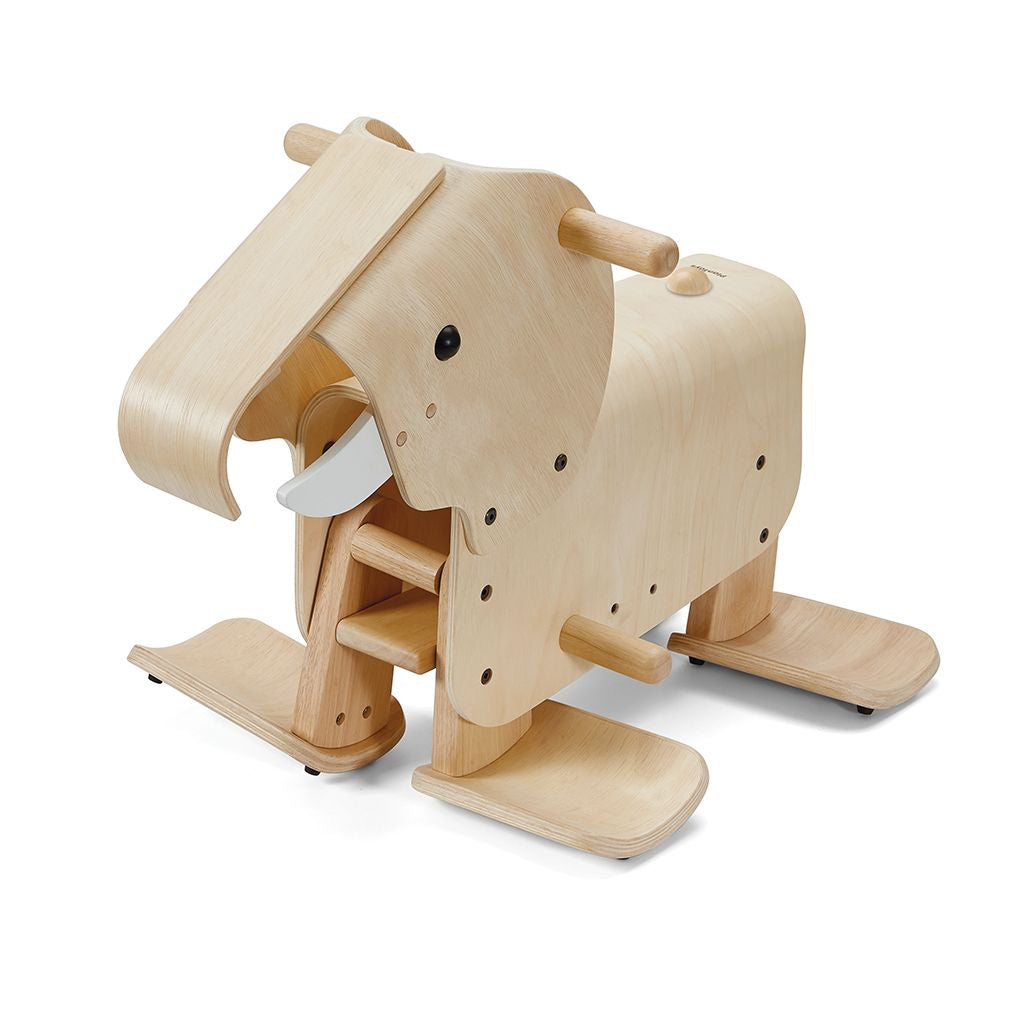 PlanToys natural Walking Elephant wooden toy