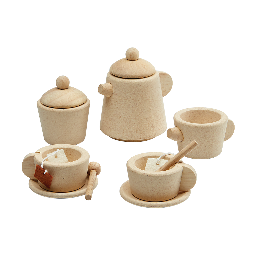 PlanToys natural Tea Set wooden toy