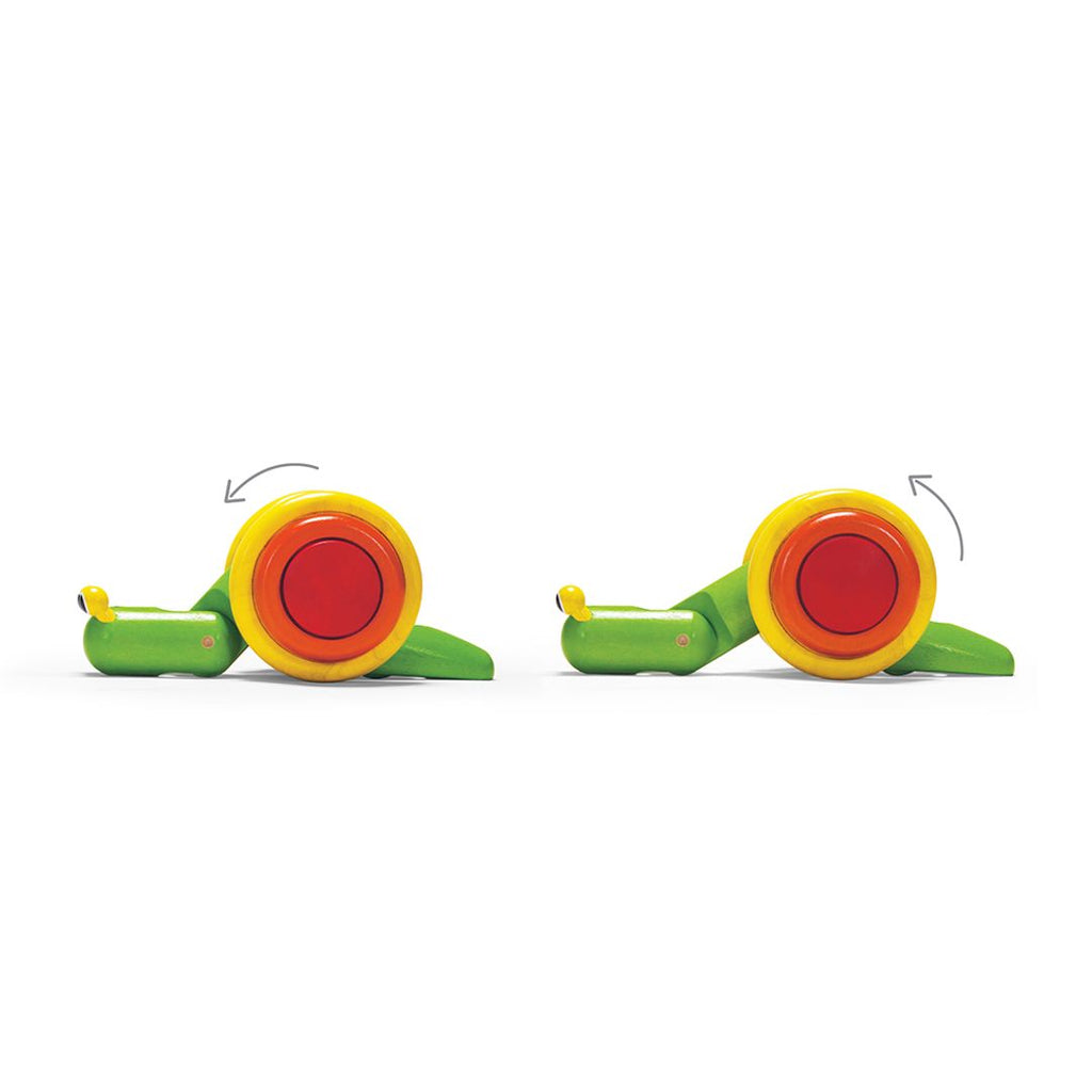 PlanToys Pull Along Snail wooden toy