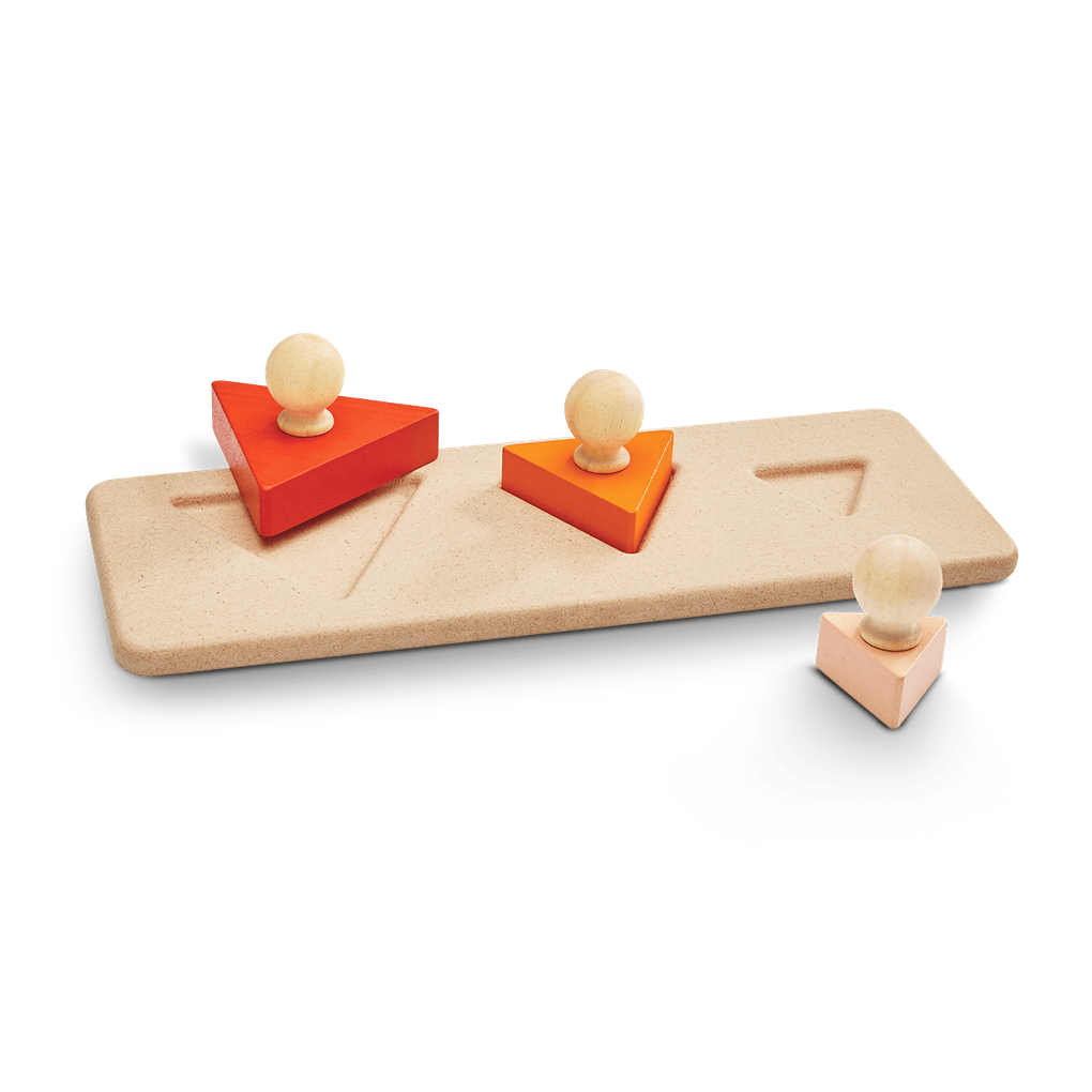 PlanToys Triangle Matching Puzzle wooden toy