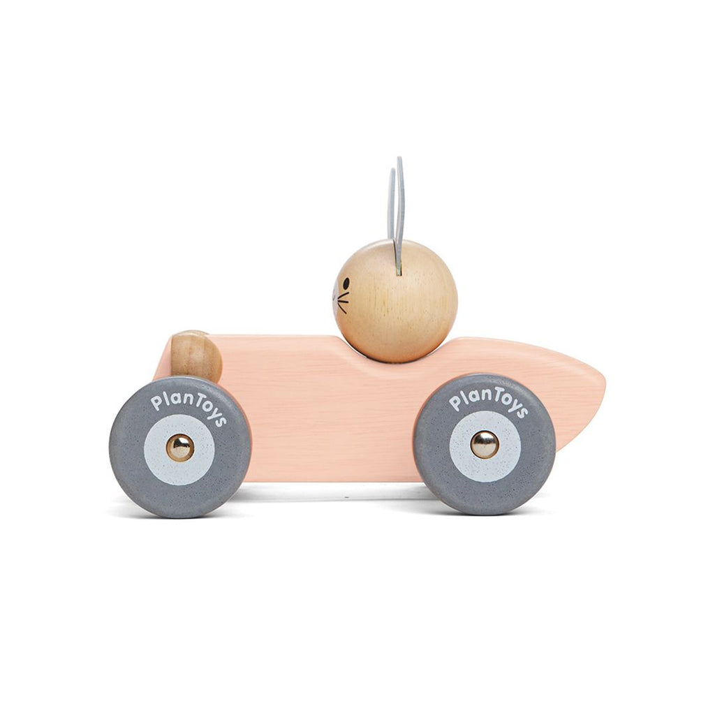 PlanToys Bunny Racing Car wooden toy