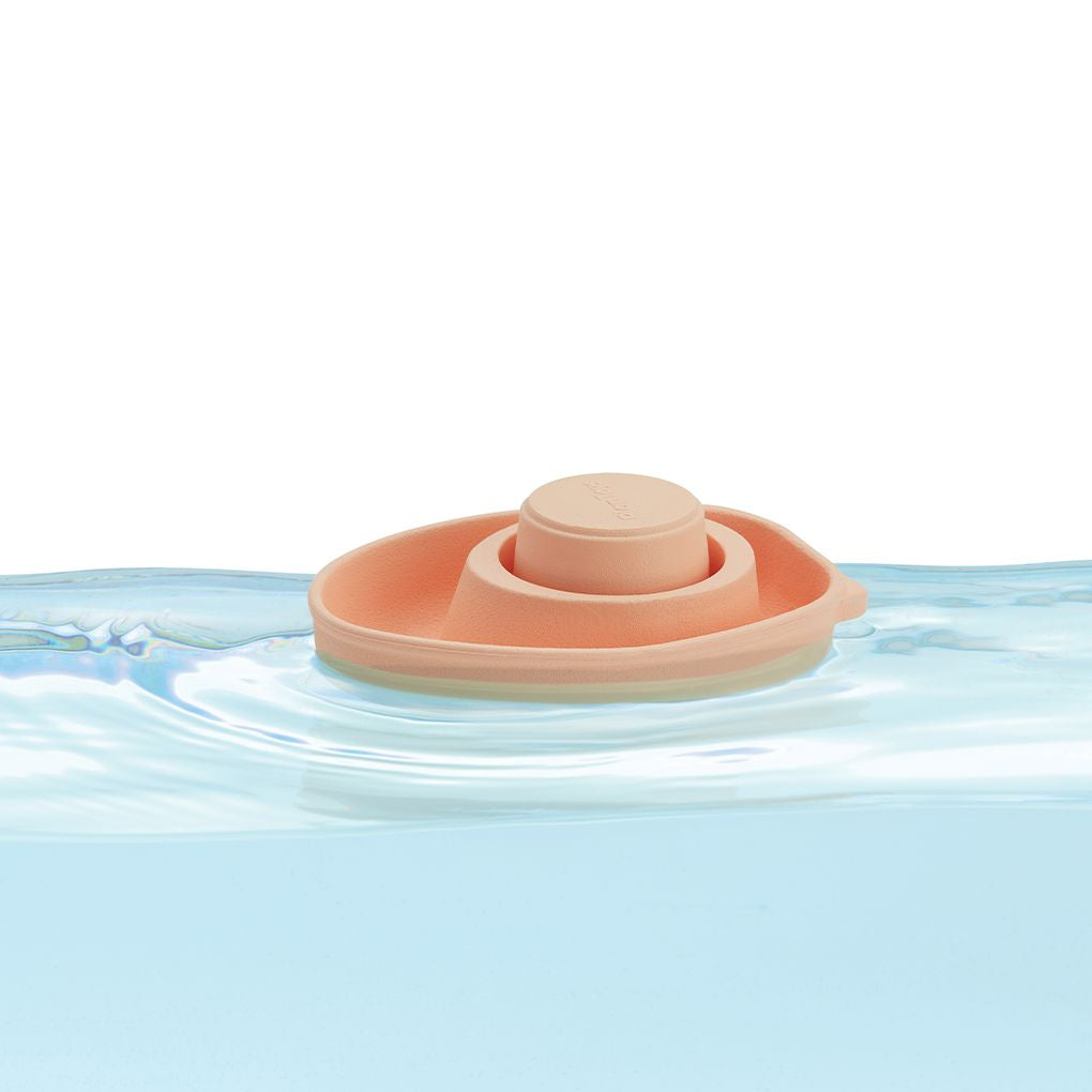 PlanToys pastel orange Rubber Convertible Boat