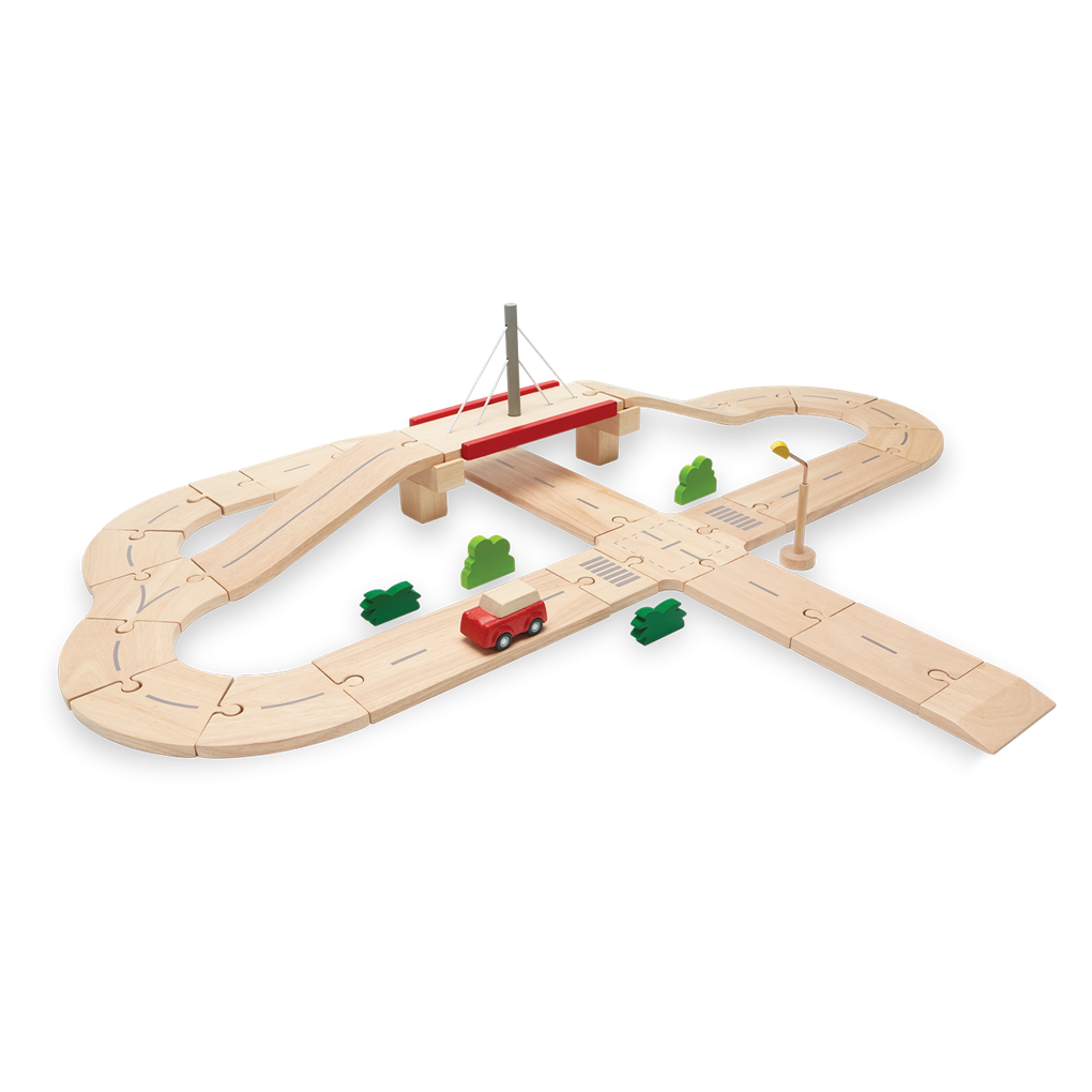 PlanToys Road System wooden toy