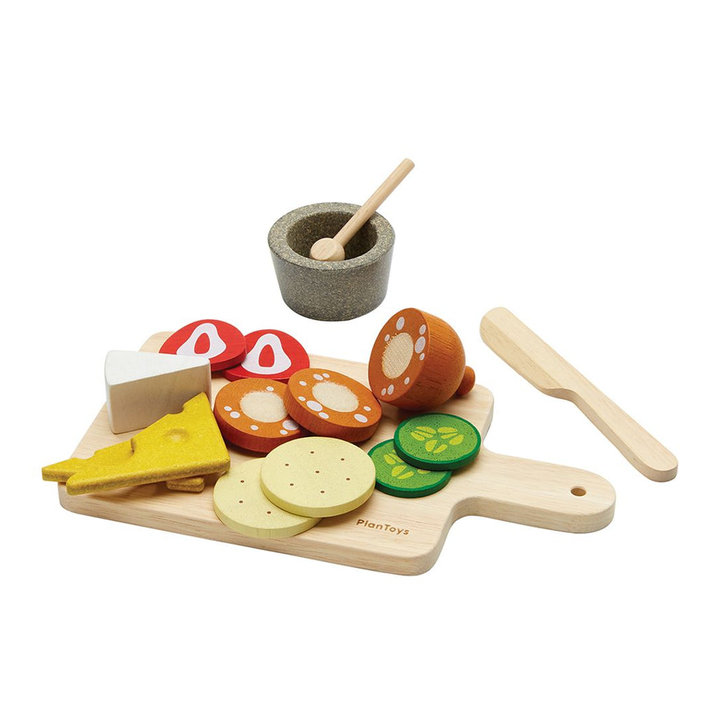 PlanToys Cheese & Charcuterie Board wooden toy