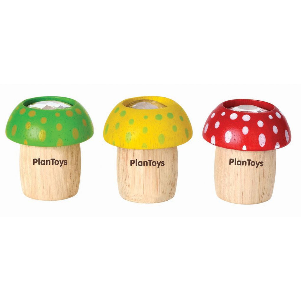 PlanToys Mushroom Kaleidoscope wooden toy