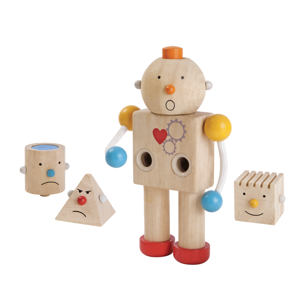 PlanToys Build-A-Robot wooden toy