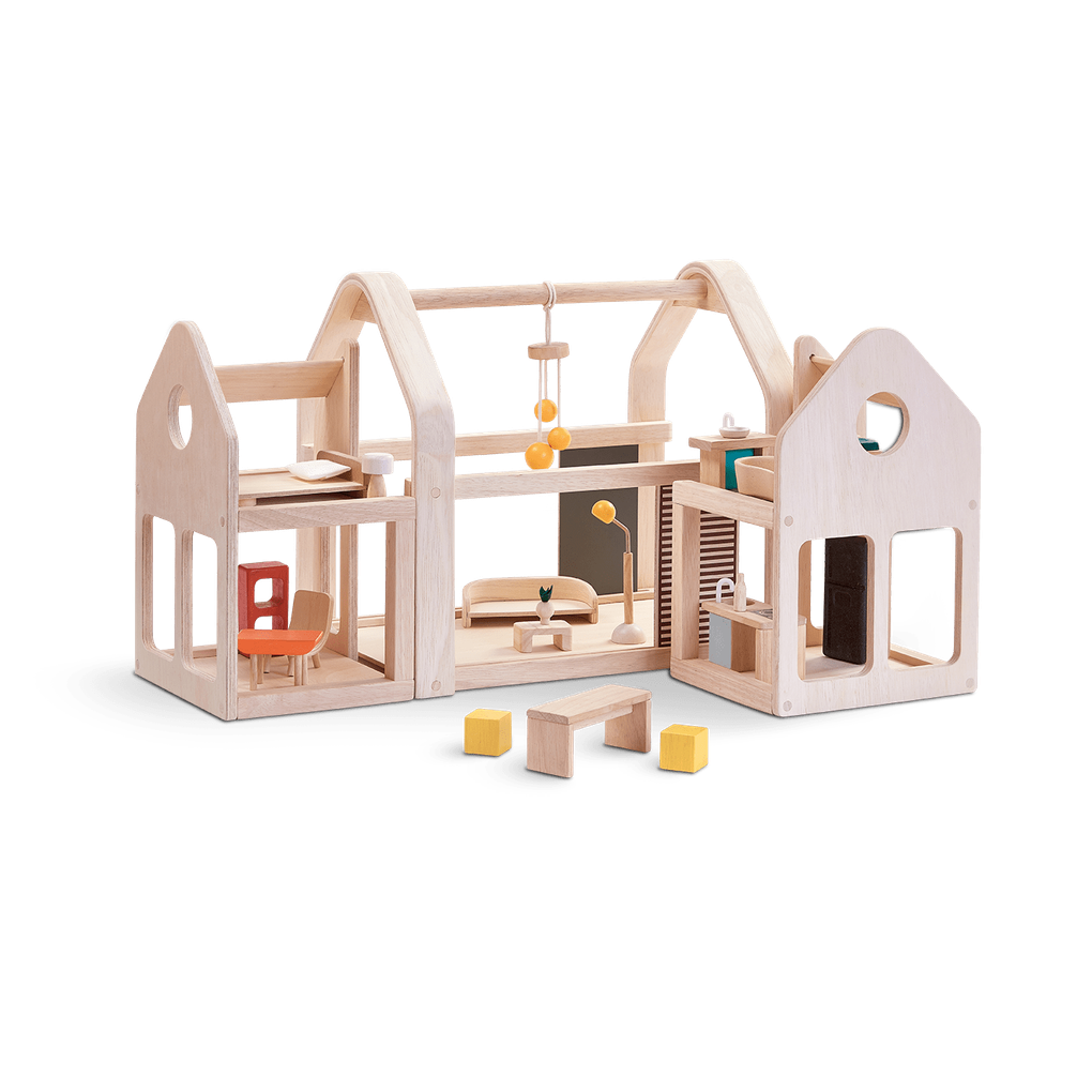 PlanToys Slide N Go Dollhouse wooden toy